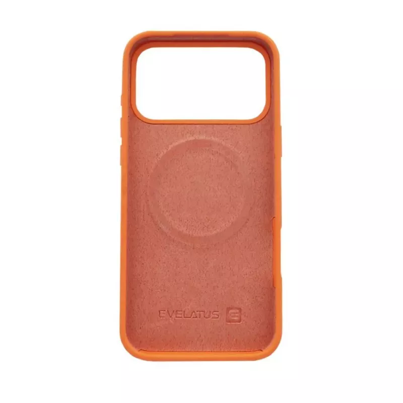 Evelatus Apple iPhone 17 Pro Max Premium MagSafe Soft Touch Silicone Case Papaya