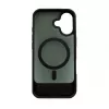 Evelatus Apple iPhone 17 Rubber Coated MagSafe With Stand Case Black