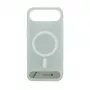 Evelatus Apple iPhone 17 Air Rubber Coated MagSafe With Stand Case Silver