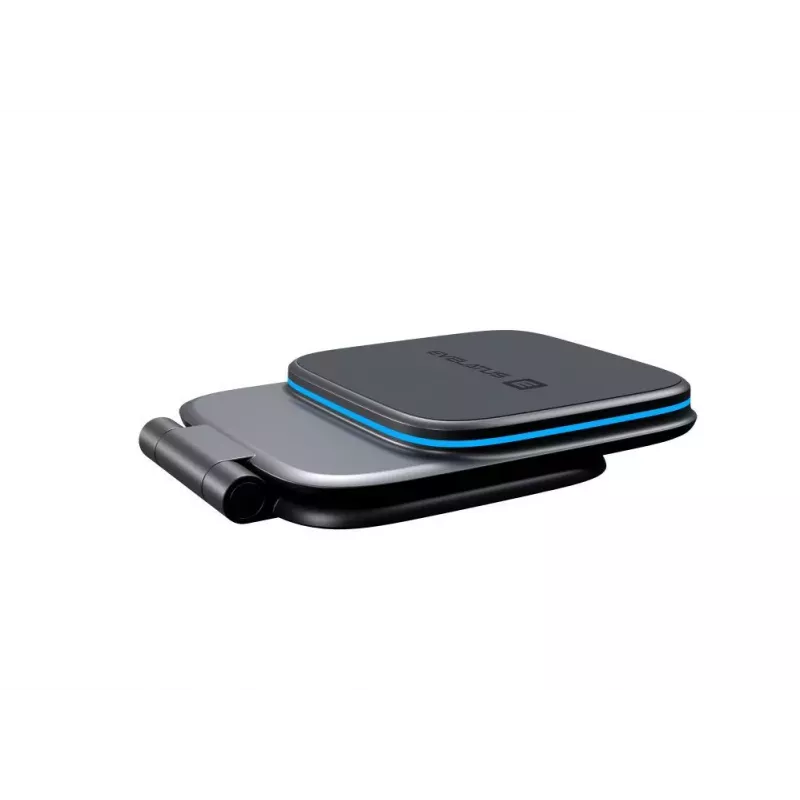 Evelatus MagSafe Qi Wireless Charging Magnet Mount for Car Screen/Dashboard, Laptop, Tablet, Monitor - Black