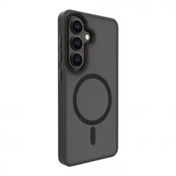 Evelatus Samsung Galaxy S26 Hybrid Case with Magnetic PC+TPU Black