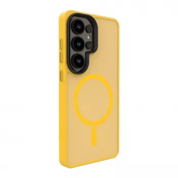 Evelatus Samsung Galaxy S26 Ultra Hybrid Case with Magnetic PC+TPU Orange
