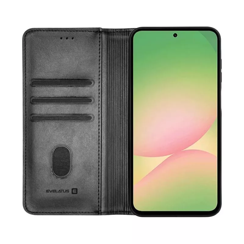Evelatus Samsung Galaxy A54 5G Book Case Folio Black