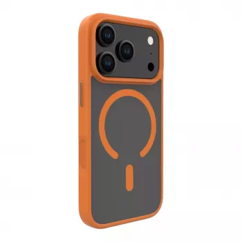 Evelatus Apple iPhone 17 Pro Hybrid Case with MagSafe PC+TPU Orange