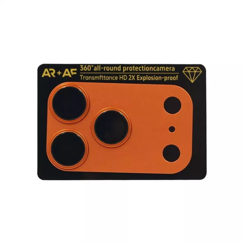 Evelatus Apple iPhone 17 Pro Full Body Camera Lens Protection Premium Orange