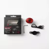 iLike Smart USB Rechargeable Bike Tail Light with Brake Sensor, 7 Lighting Modes, IPX5 Waterproof, Aluminum Bicycle Rear Light, Seat Rail Mount