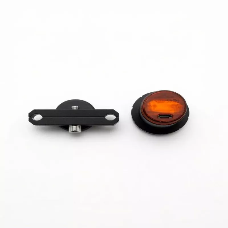 iLike Smart USB Rechargeable Bike Tail Light with Brake Sensor, 7 Lighting Modes, IPX5 Waterproof, Aluminum Bicycle Rear Light, Seat Rail Mount