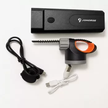 iLike JOHORSE Bike Headlight & Electric Horn – 300 Lumens, 120dB, USB Rechargeable