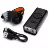 iLike JOHORSE USB Rechargeable Bike Front Light, 400LM LED Bicycle Headlight, Dual Beam, Aluminum Housing, Battery Indicator, Waterproof Cycling Light