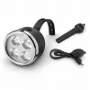 iLike Rechargeable Bike Headlight with 120dB Horn, 280 Lumens, 4 Light Modes, USB Rechargeable, Wireless Remote Control
