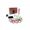 iLike Melt 3D Pen Kit Box Complete Set For 3D Printing Pen, 3D PEN-7-1 Set with Stencils 5m x 20 Colors Green