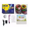 iLike 3D Pen for Kids, 3D Printing Pen with 150ft PLA Filament Refills, 3D Drawing Craft Art Set, 5m x 30 Colors, Pink