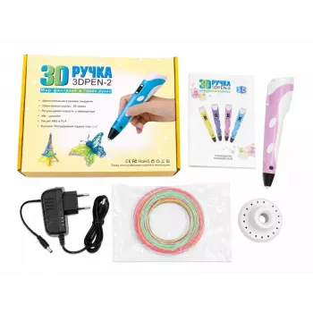 iLike 3D Printing Pen with LCD Display | Ultimate Multicolor 3D Printer Pen Purple