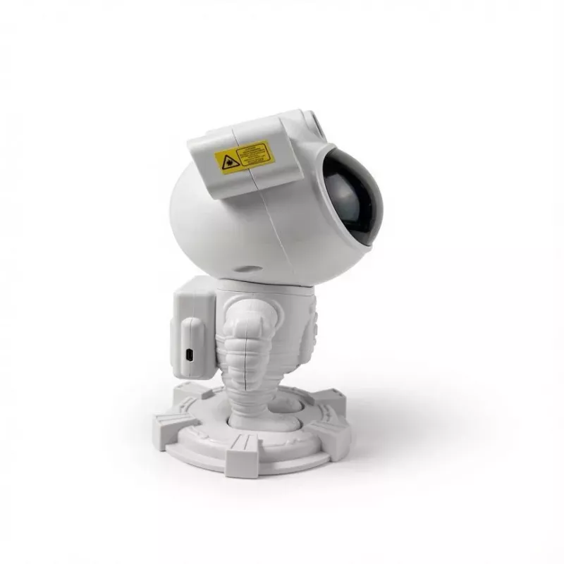 iLike Astronaut Smart LED Lamp with Bluetooth Speaker, RGB Night Light, Remote Control, 360° Rotating Head White