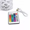 iLike Crystal Touch RGB LED Lamp with Bluetooth Speaker, Ambient Night Light, Remote Control