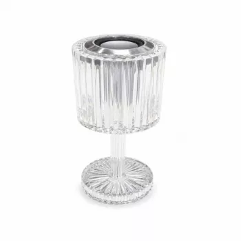 iLike Crystal Touch RGB LED Table Lamp with Bluetooth Speaker, Ambient Night Light & Remote Control