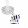 iLike Crystal Touch RGB LED Table Lamp with Bluetooth Speaker, Ambient Night Light & Remote Control