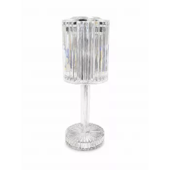 iLike Crystal Touch RGB LED Table Lamp with Bluetooth Speaker, Ambient Night Light & Remote Control
