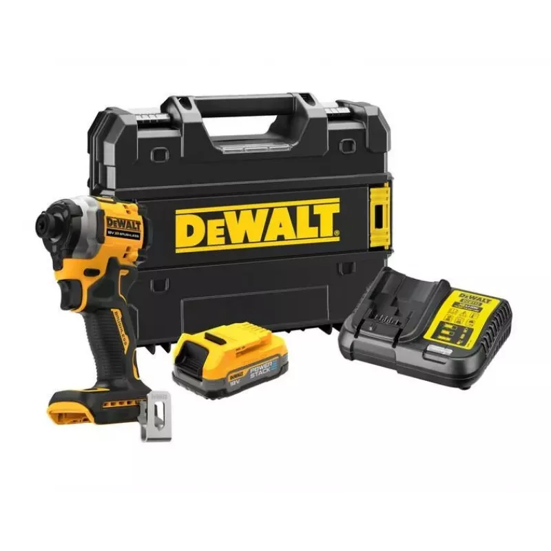 DEWALT DCF850E1T 18V XR Brushless Impact Driver 208Nm 1x1.7Ah POWERSTACK TSTAK