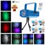 KL Mini Laser Stage Lighting Projector CB01 Red & Green Dots Blue