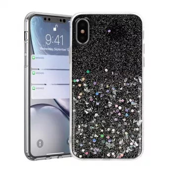 Vennus Apple iPhone X/XS Black Silicone Back Cover