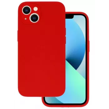Vennus Samsung Galaxy A22 5G Silicone Lite Back Cover Red