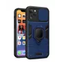iLike Apple iPhone 14 Pro Max Ring Lens Case Blue