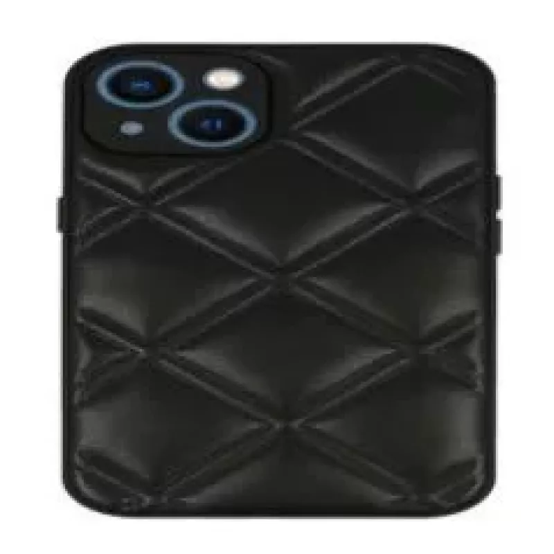 iLike Apple iPhone 14 Leather 3D Case Black