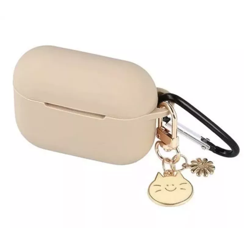 iLike Case for AirPods Pro 2 Caramel with Pendant