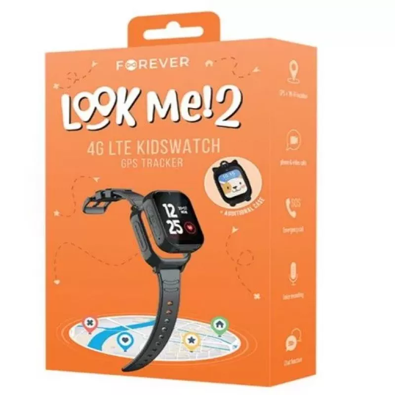 Forever Smartwatch GPS WiFi 4G Kids KW-510 Black