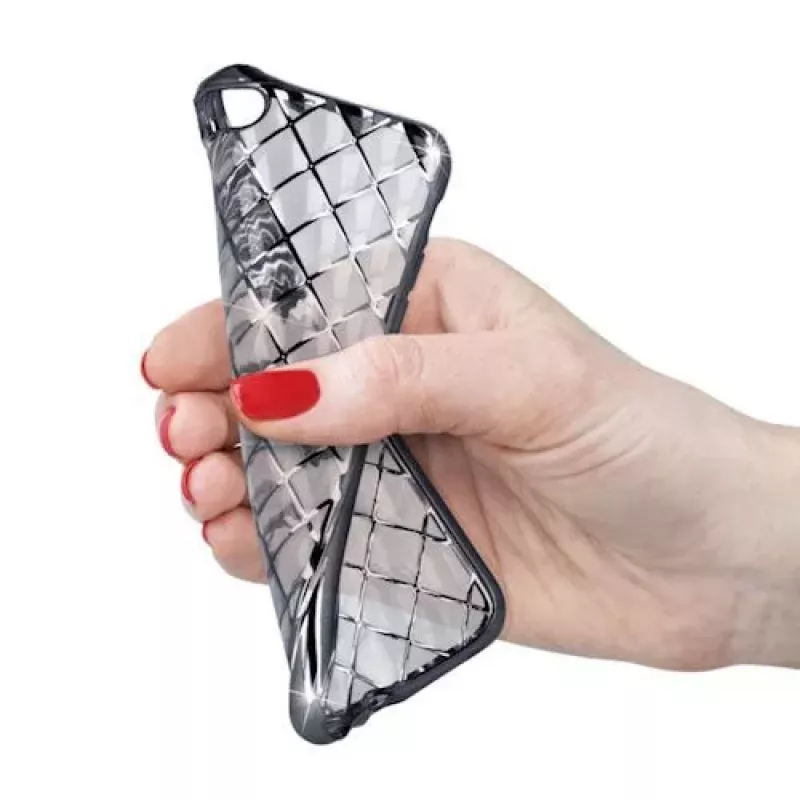 GreenGo Apple iPhone 7 Plus Grid Case Silver
