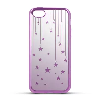 Beeyo Samsung Galaxy A3 (2017) A320 Stars TPU Back Cover - Transparent with Stars