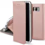 GreenGo Smart Magnet Wallet Case for LG Q6 - Rose Gold