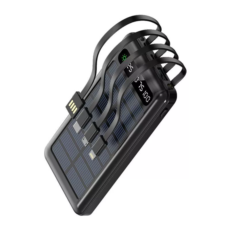 Setty Solar Power Bank SLR-100 10000 mAh Black