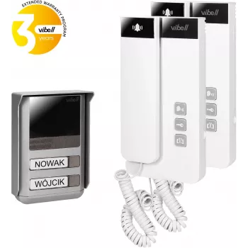 ORNO Two-Family 2-Wire Door Intercom Vibell OR-DOM-SL-924