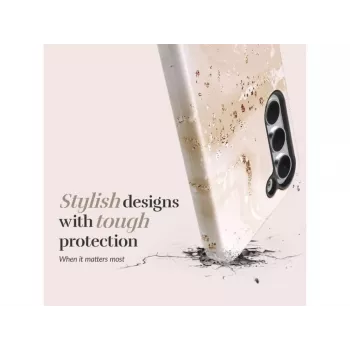 Mio Gold Marble Magsafe Compatible Back Cover Case for Samsung Galaxy S25 5G