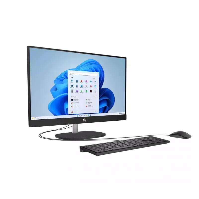 HP 24-cr0332nw All-in-One PC, AMD Ryzen 7 7730U, 23.8 inch Full HD, 16 GB DDR4, 512 GB SSD, Windows 11 Home, White