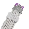 ASUS ROG EQUALIZER White Edition GPU Power Cable - 16-pin 12VHPWR to 3x8-pin PCIe - 700mm White