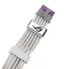ASUS ROG EQUALIZER White Edition GPU Power Cable - 16-pin 12VHPWR to 3x8-pin PCIe - 700mm White