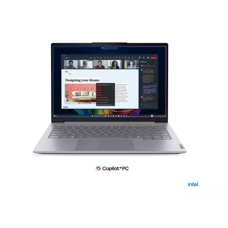 Lenovo ThinkBook 14 G9 IPL Intel Laptop, Arctic Grey, 14 inch IPS WUXGA, Intel Core Ultra 5, 16GB DDR5, 512GB SSD, Intel Graphics, Windows 11 Pro, Wi-Fi 7, Bluetooth 5.3