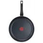 TEFAL Easy Plus Frying Pan 24 cm, Fixed Handle, Black, Titanium Non-Stick, Not Induction