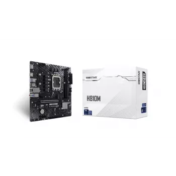 BIOSTAR H810MTE 2.0 Motherboard, Intel H810, LGA 1700, DDR4, Micro ATX