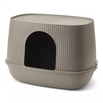 SAVIC Moona Cat Litter Box Grey 57x39x39 cm