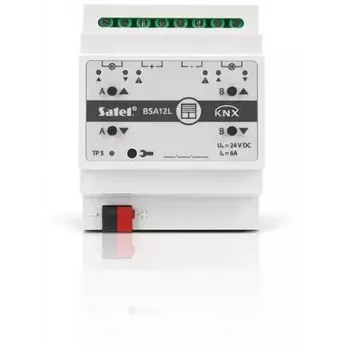 SATEL KNX 2-Channel Blind/Shutter Actuator 24V DC KNX-BSA12L