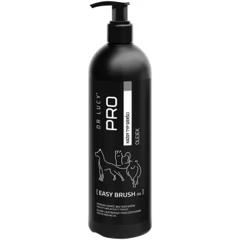 DR LUCY PRO EASY BRUSH OIL 0.5 L - Detangling & Conditioning Rinse-Out Oil for Dogs