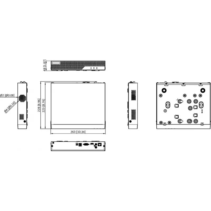 Hikvision HiLook NVR-104MH-C(E) 4-Channel 8MP Network Video Recorder