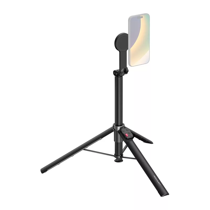 AOCHUAN K1L-C Selfie Stick & Tripod 1.76m Magnetic MagSafe Phone Holder with Bluetooth Remote