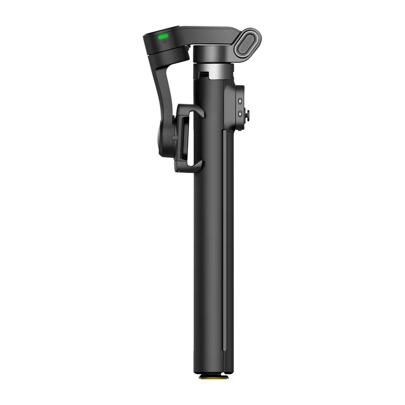 AOCHUAN Smart V3 Smartphone Gimbal with AI Tracking, Fill Light, Remote, Tripod, Selfie Stick, Black