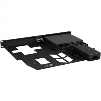 Rackmount.IT Kit for Dell OptiPlex MFF - 1U 19-Inch Rackmount Bracket, Black