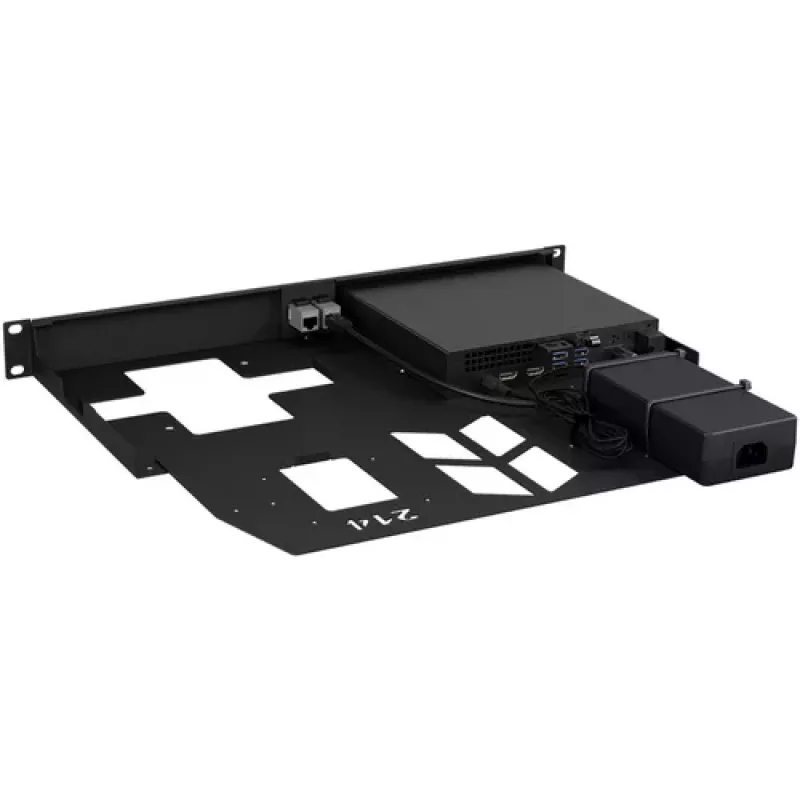 Rackmount.IT Kit for Dell OptiPlex MFF - 1U 19-Inch Rackmount Bracket, Black